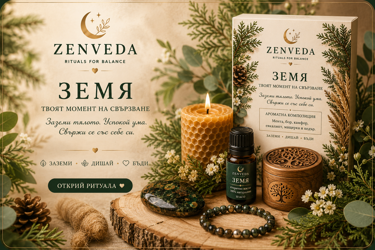 Ритуална кутия ЗЕМЯ